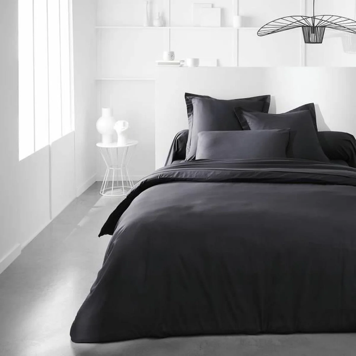 Housse de coussin TODAY Essential Noir 63 x 63 cm – Image 3