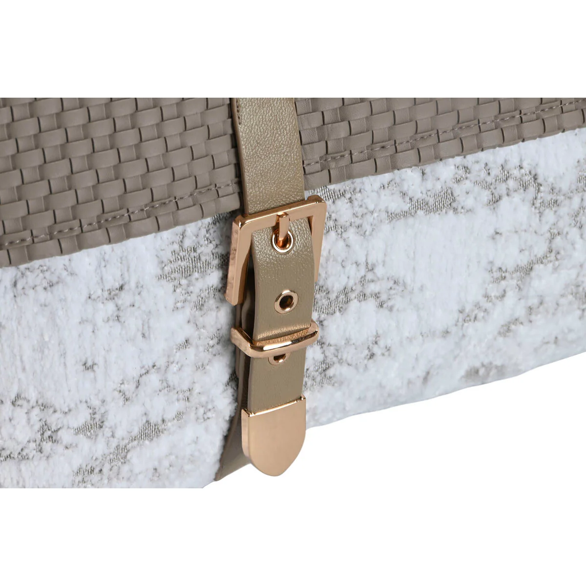 Coussin Home ESPRIT Blanc Beige 50 x 10 x 30 cm – Image 4